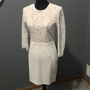 LULU’S White and Lace Bodycon Women’s Dress